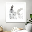 Monochrome Gestures III by June Erica Vess on GIANT ART - black abstract