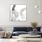 Monochrome Gestures III by June Erica Vess on GIANT ART - black abstract