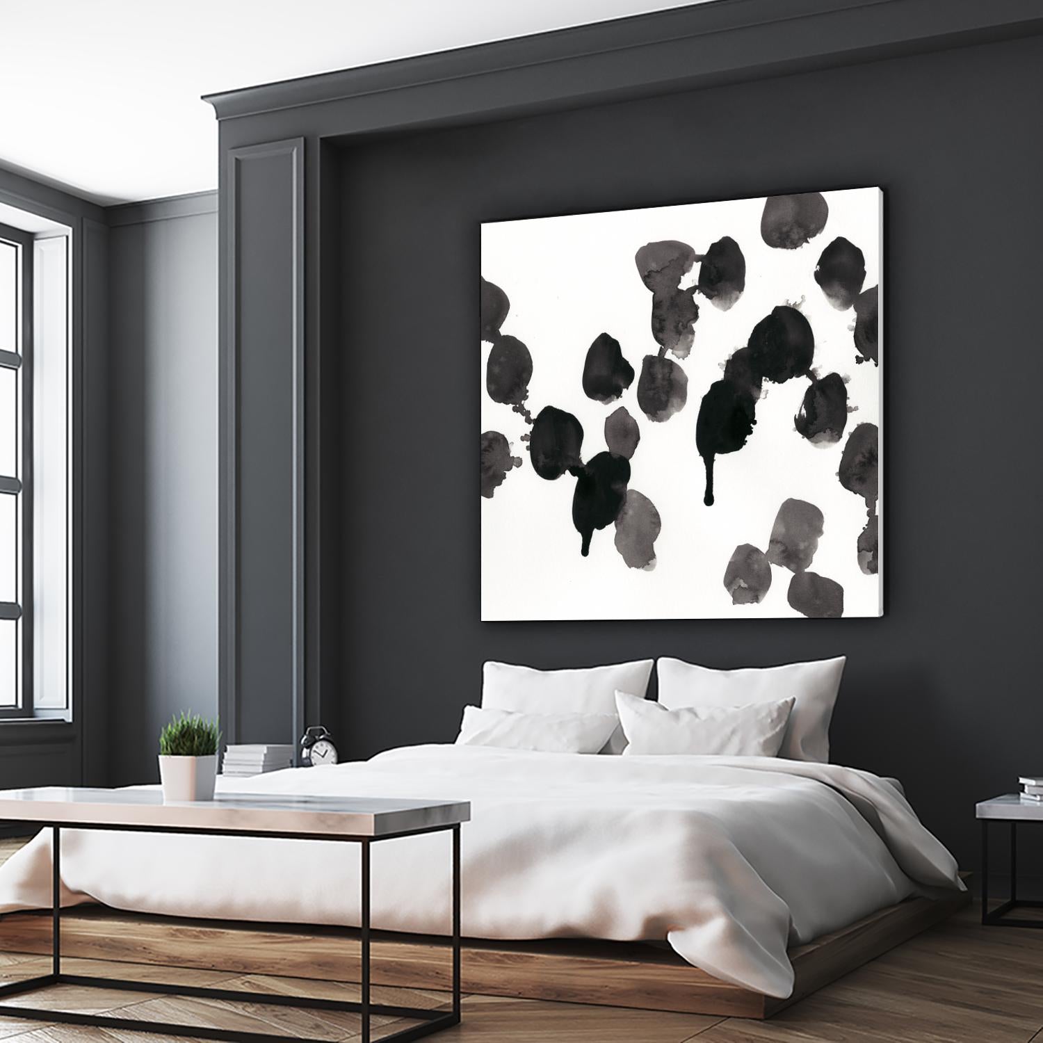 Monochrome Gestures VII by June Erica Vess on GIANT ART - black abstract