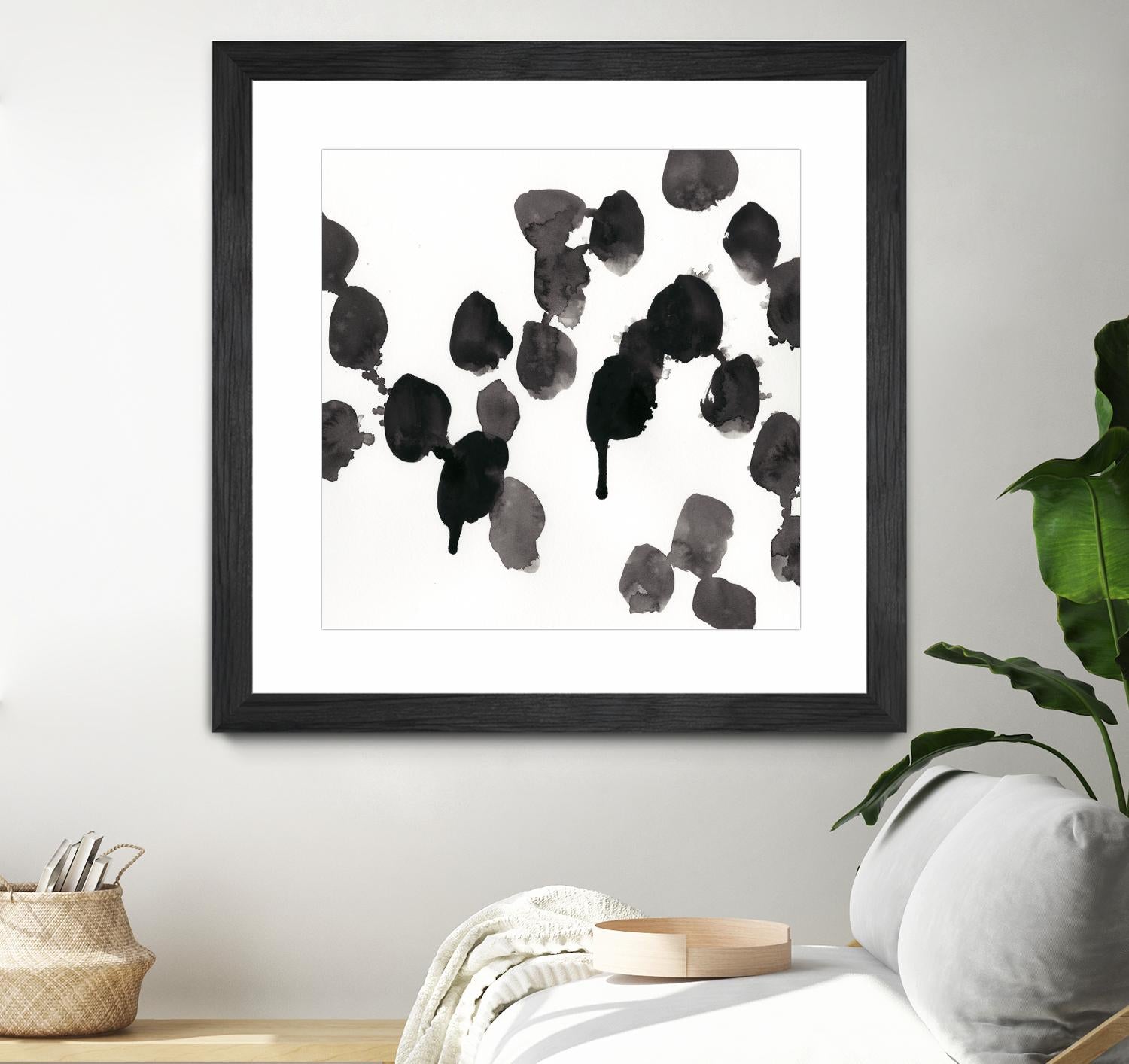 Monochrome Gestures VII by June Erica Vess on GIANT ART - black abstract