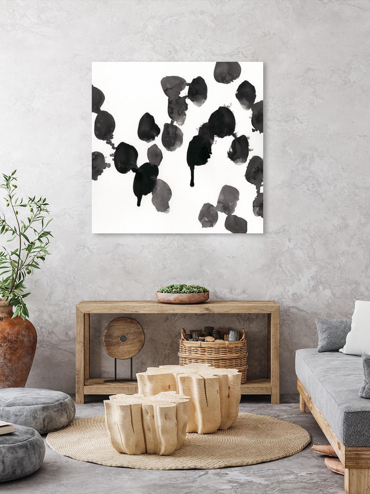 Monochrome Gestures VII by June Erica Vess on GIANT ART - black abstract