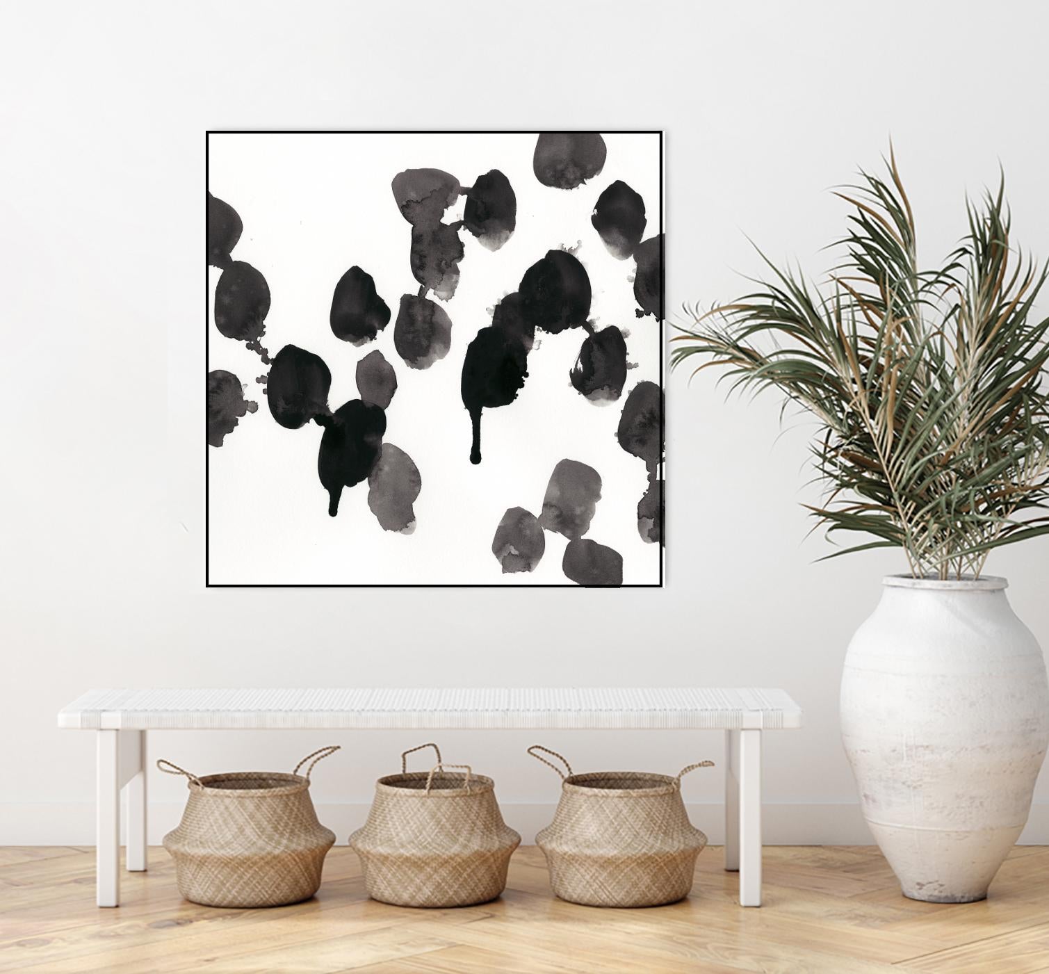 Monochrome Gestures VII by June Erica Vess on GIANT ART - black abstract