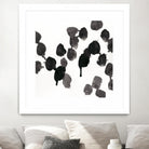 Monochrome Gestures VII by June Erica Vess on GIANT ART - black abstract