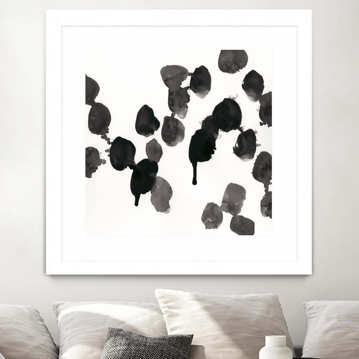 Monochrome Gestures VII by June Erica Vess on GIANT ART - black abstract