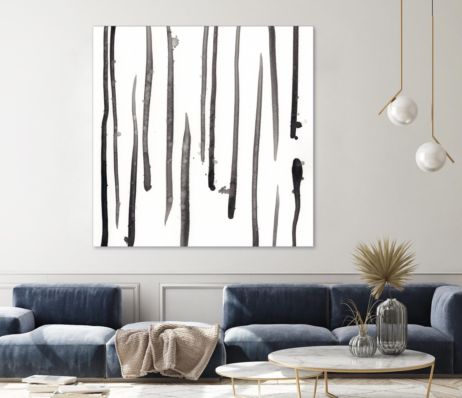 Monochrome Gestures IX by June Erica Vess on GIANT ART - black abstract