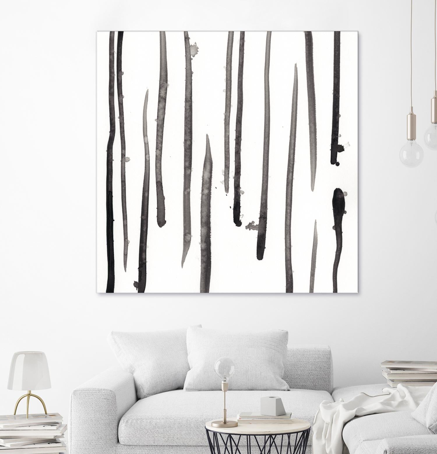 Monochrome Gestures IX by June Erica Vess on GIANT ART - black abstract