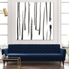 Monochrome Gestures IX by June Erica Vess on GIANT ART - black abstract