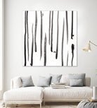 Monochrome Gestures IX by June Erica Vess on GIANT ART - black abstract