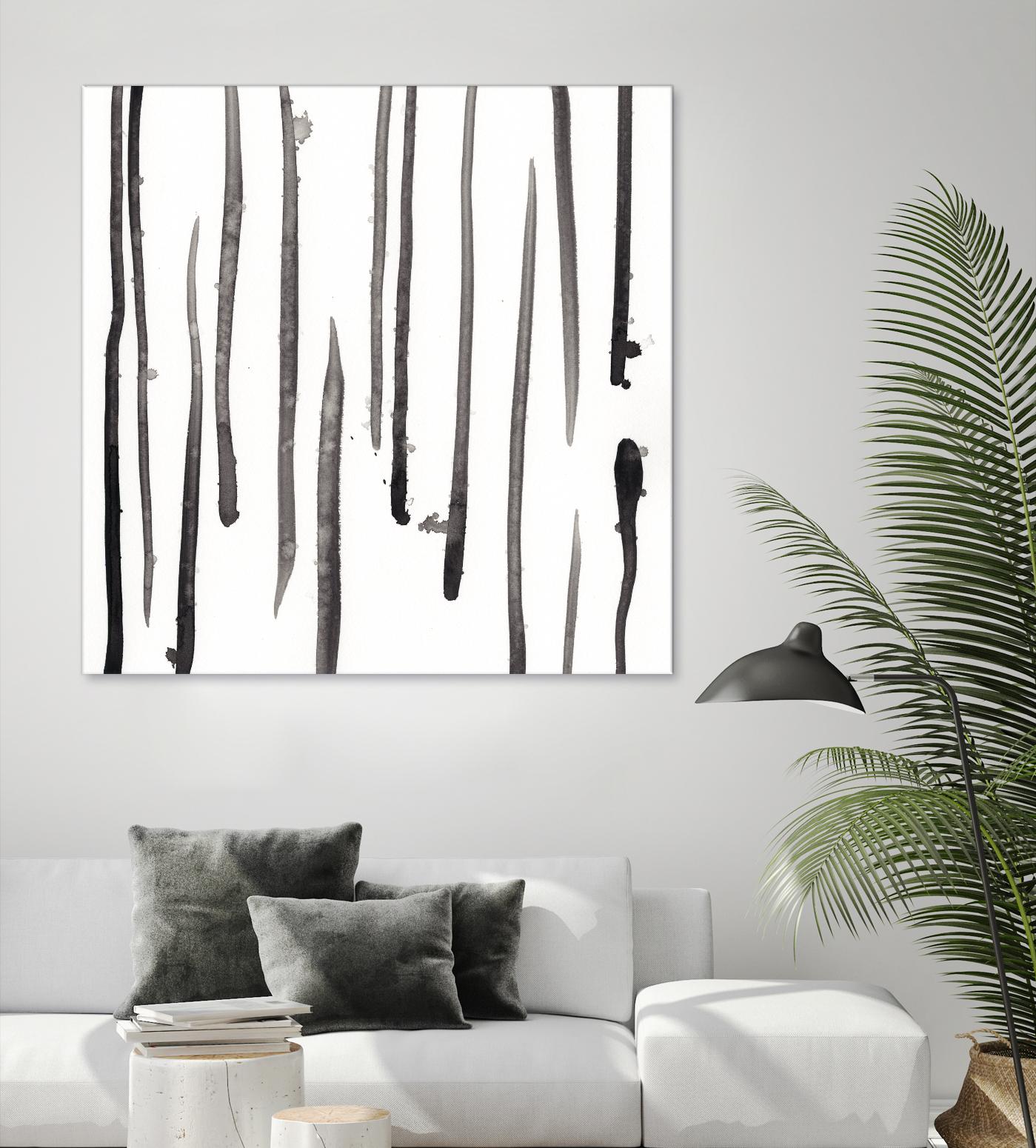 Monochrome Gestures IX by June Erica Vess on GIANT ART - black abstract