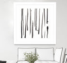 Monochrome Gestures IX by June Erica Vess on GIANT ART - black abstract