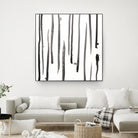 Monochrome Gestures IX by June Erica Vess on GIANT ART - black abstract