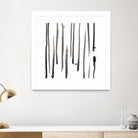 Monochrome Gestures IX by June Erica Vess on GIANT ART - black abstract