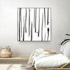 Monochrome Gestures IX by June Erica Vess on GIANT ART - black abstract