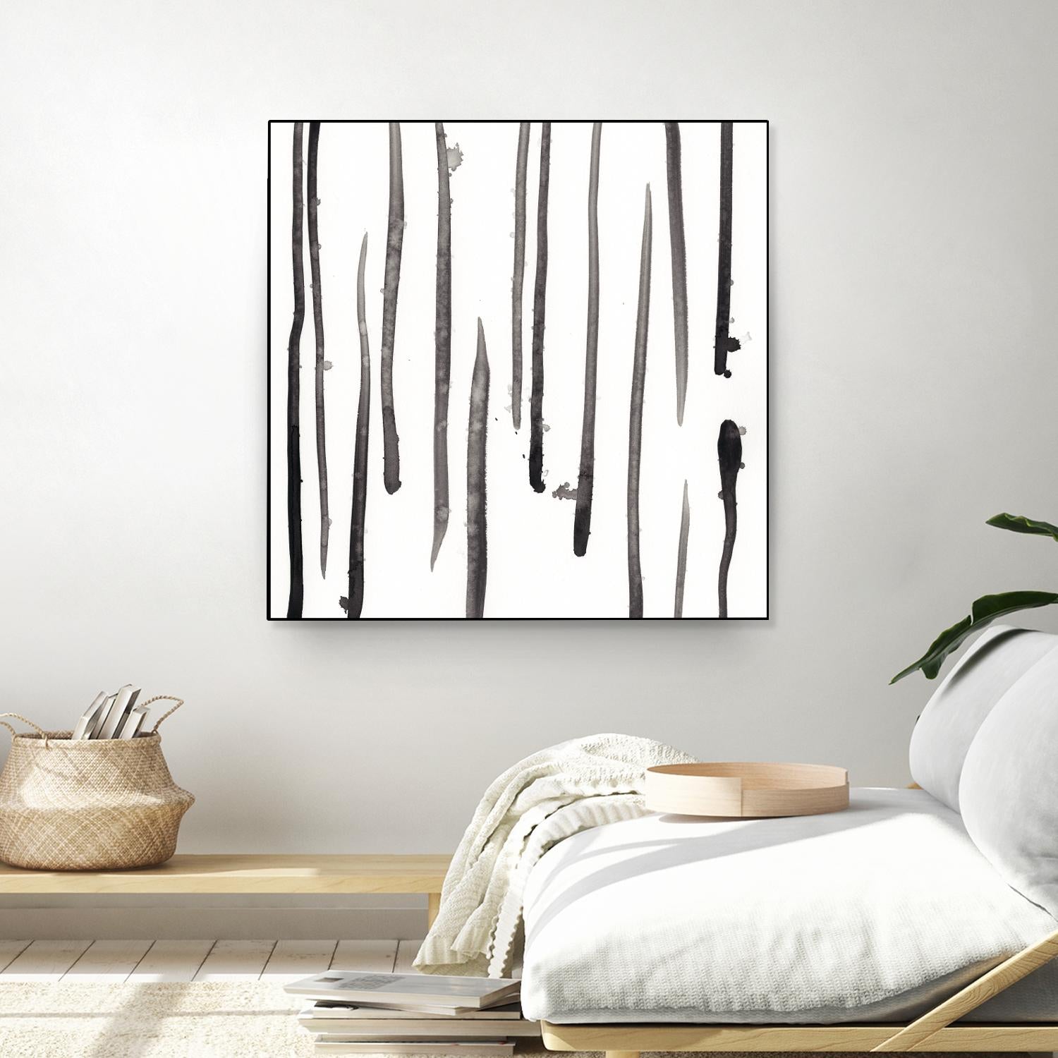 Monochrome Gestures IX by June Erica Vess on GIANT ART - black abstract