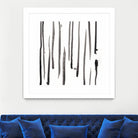 Monochrome Gestures IX by June Erica Vess on GIANT ART - black abstract