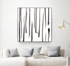 Monochrome Gestures IX by June Erica Vess on GIANT ART - black abstract