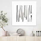 Monochrome Gestures IX by June Erica Vess on GIANT ART - black abstract