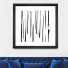 Monochrome Gestures IX by June Erica Vess on GIANT ART - black abstract