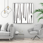 Monochrome Gestures IX by June Erica Vess on GIANT ART - black abstract