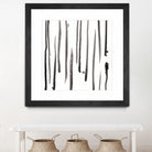 Monochrome Gestures IX by June Erica Vess on GIANT ART - black abstract