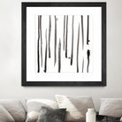 Monochrome Gestures IX by June Erica Vess on GIANT ART - black abstract