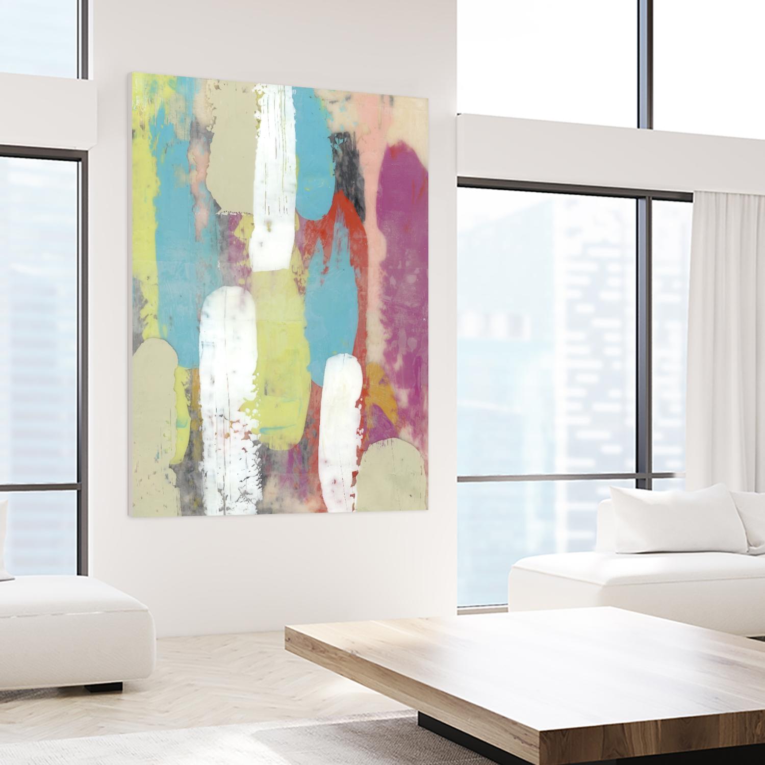 Swatch Layers I by Jennifer Goldberger on GIANT ART - abstract