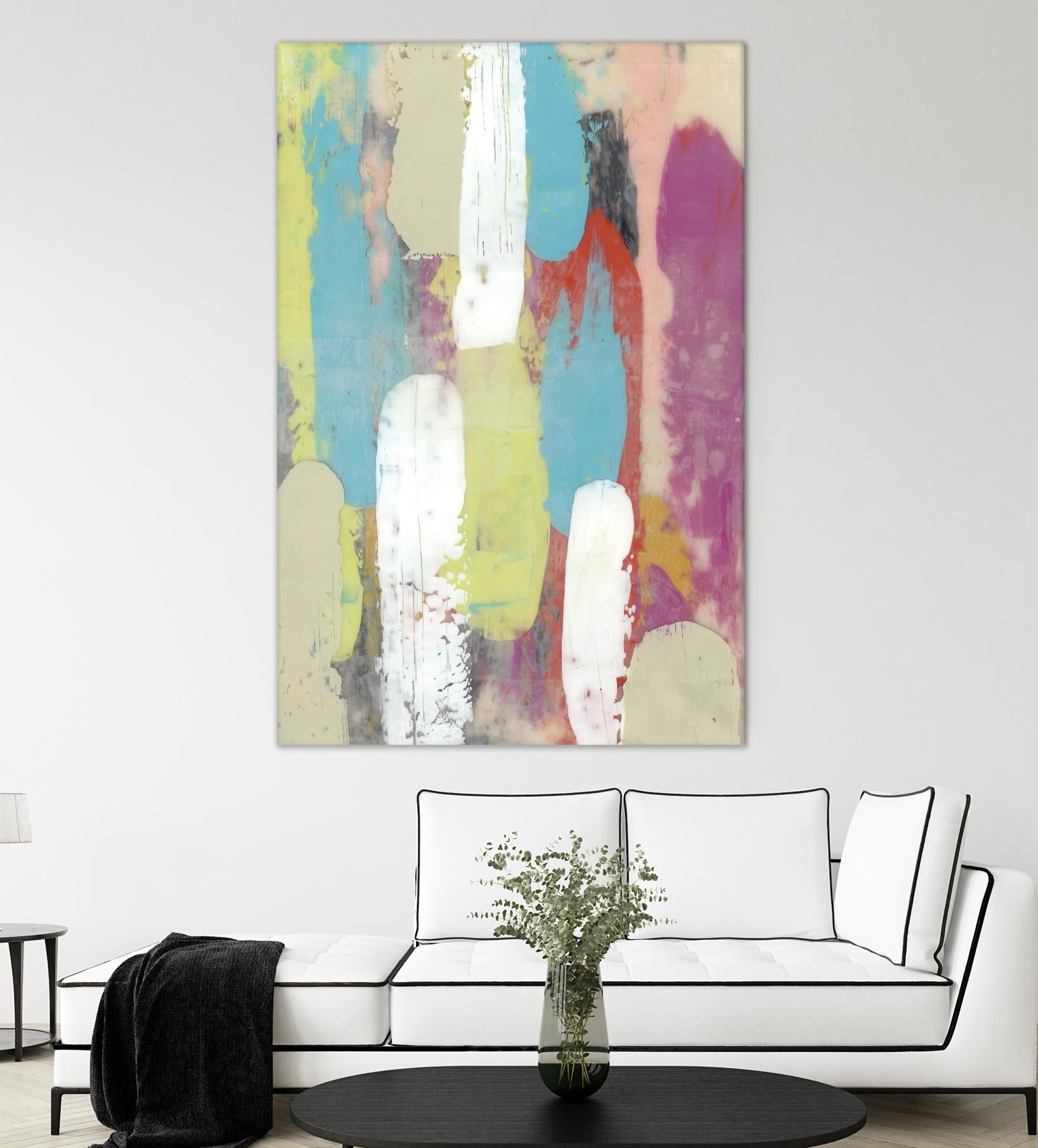 Swatch Layers I by Jennifer Goldberger on GIANT ART - abstract