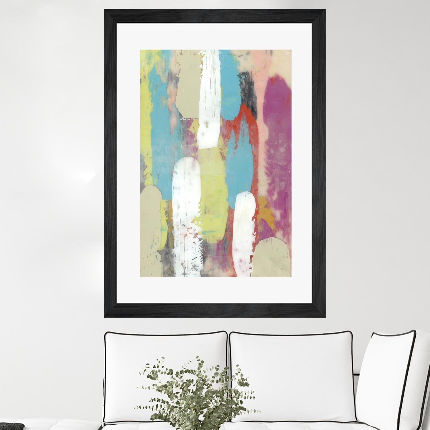 Swatch Layers I by Jennifer Goldberger on GIANT ART - abstract