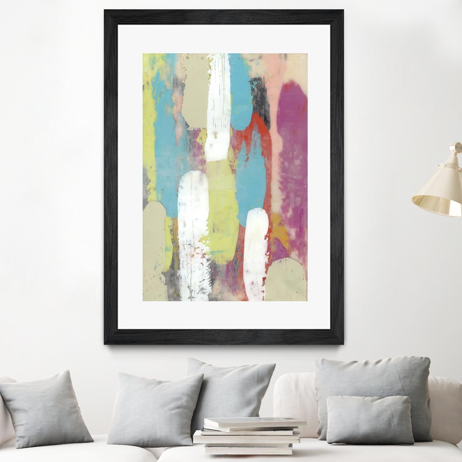 Swatch Layers I by Jennifer Goldberger on GIANT ART - abstract