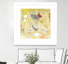 Lemon Jostle I by Tim OToole on GIANT ART - yellow abstract