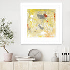 Lemon Jostle I by Tim OToole on GIANT ART - yellow abstract