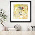 Lemon Jostle I by Tim OToole on GIANT ART - yellow abstract