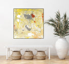 Lemon Jostle I by Tim OToole on GIANT ART - yellow abstract