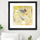 Lemon Jostle I by Tim OToole on GIANT ART - yellow abstract