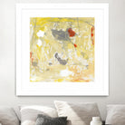 Lemon Jostle I by Tim OToole on GIANT ART - yellow abstract