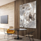 Neutral Jostle I by Tim OToole on GIANT ART - brown abstract