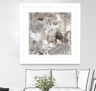 Neutral Jostle I by Tim OToole on GIANT ART - brown abstract