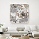 Neutral Jostle I by Tim OToole on GIANT ART - brown abstract