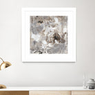 Neutral Jostle I by Tim OToole on GIANT ART - brown abstract