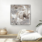 Neutral Jostle I by Tim OToole on GIANT ART - brown abstract