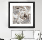 Neutral Jostle I by Tim OToole on GIANT ART - brown abstract