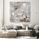 Neutral Jostle II by Tim OToole on GIANT ART - brown abstract