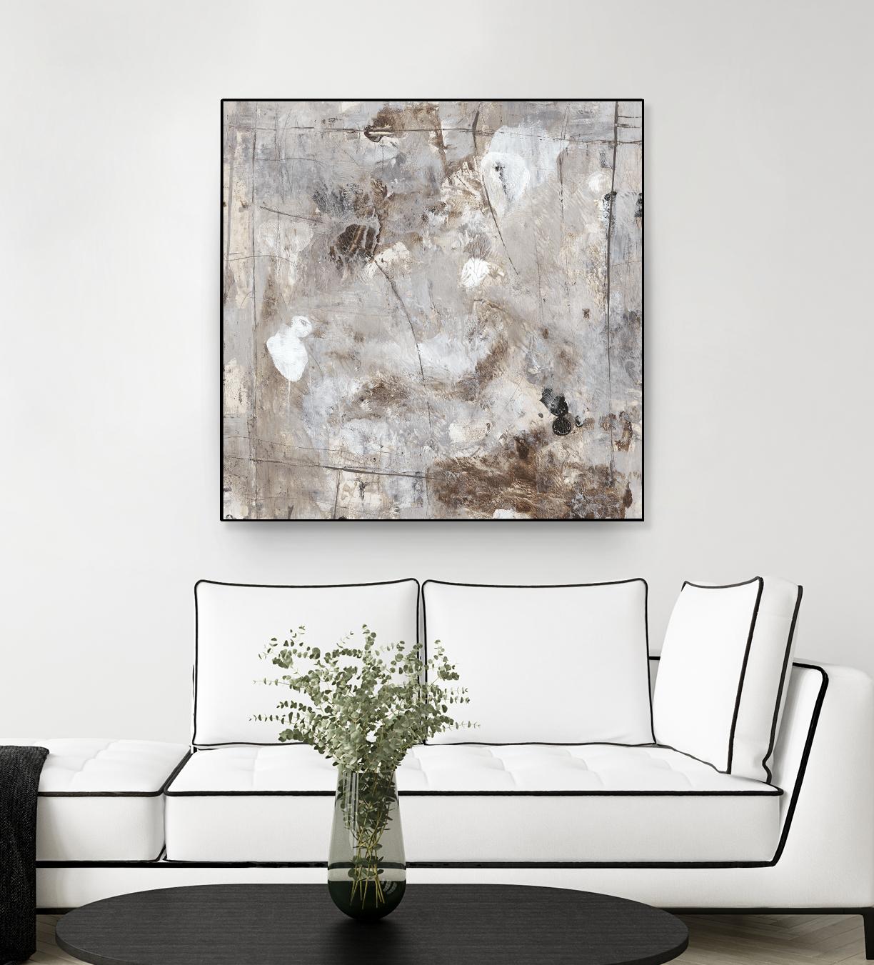 Neutral Jostle II by Tim OToole on GIANT ART - brown abstract