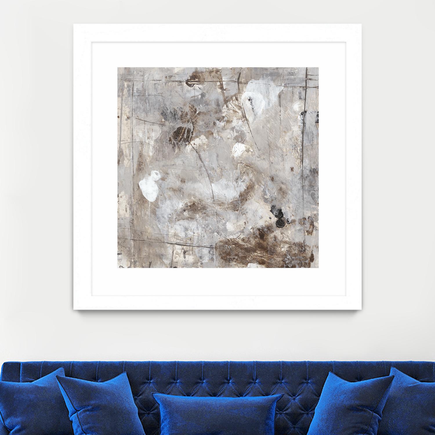 Neutral Jostle II by Tim OToole on GIANT ART - brown abstract