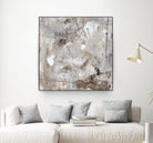 Neutral Jostle II by Tim OToole on GIANT ART - brown abstract