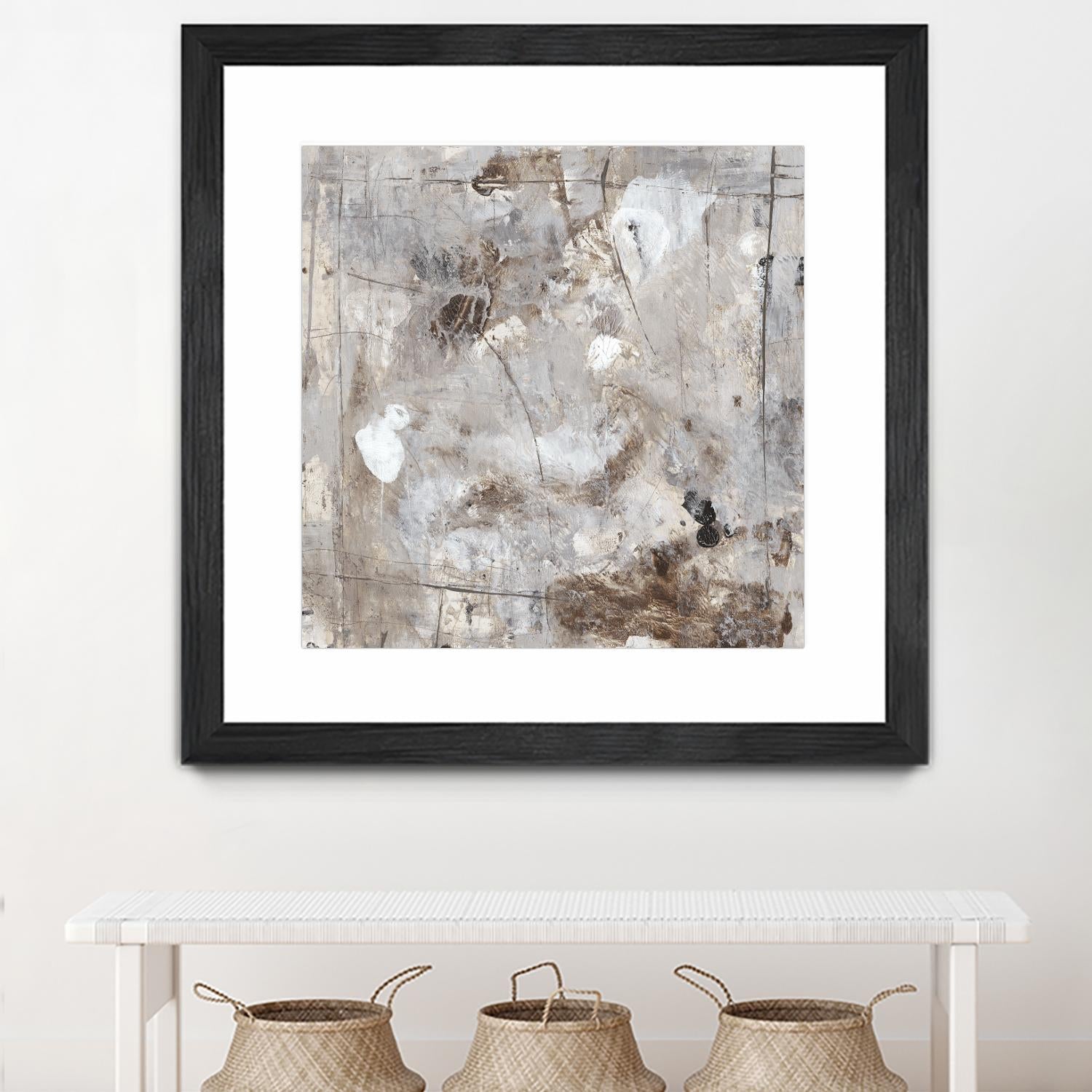 Neutral Jostle II by Tim OToole on GIANT ART - brown abstract