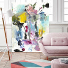 Symphony I by Jodi Fuchs on GIANT ART - pink abstract