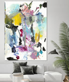 Symphony I by Jodi Fuchs on GIANT ART - pink abstract