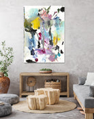 Symphony I by Jodi Fuchs on GIANT ART - pink abstract