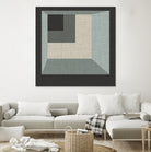 Geometric Perspective I by June Erica Vess on GIANT ART - green abstract